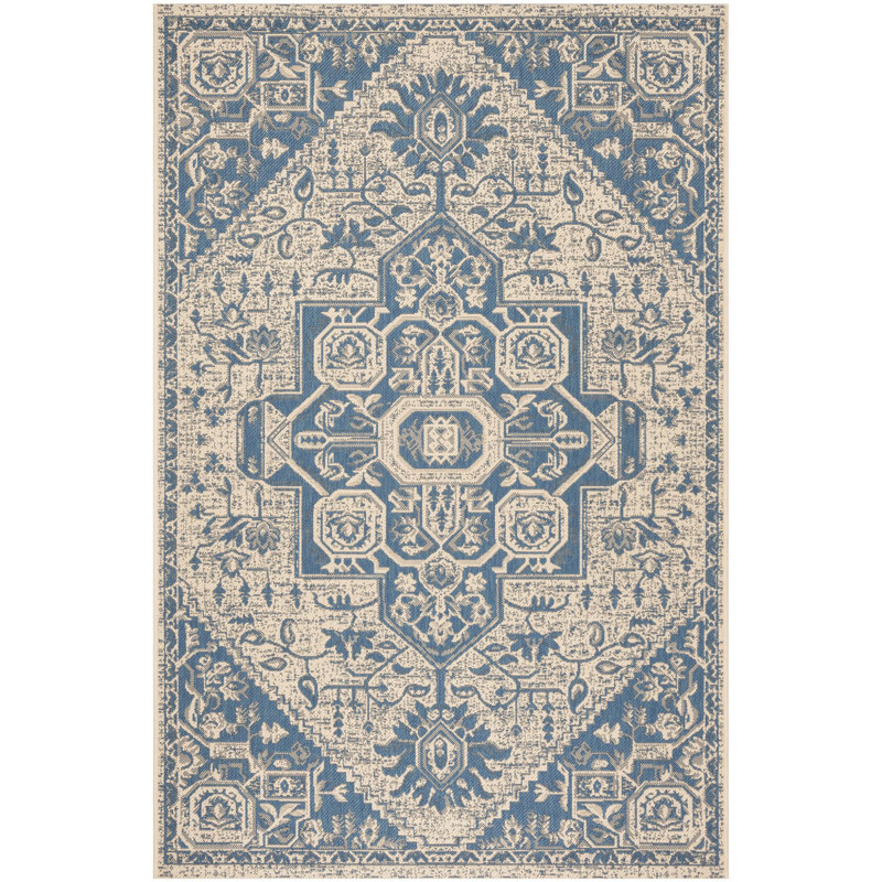 Adler Performance Oriental Indoor/Outdoor Area Rug, Rectangle 5'3" x 7'6"