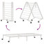Bed Frame Without Mattress Foldable Steel-472756813-472756818
