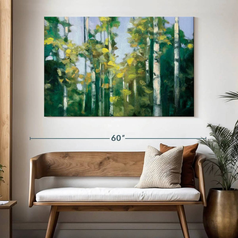 Alvord Birches, H 34 po x l 51 po