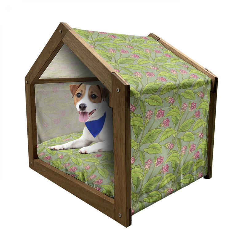 Niche pour chien en bois, H 22,44 po x l 23,62 po x P 17,72 po