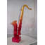 Statue de saxophone Gerjet en art moderne en résine Dimensions: 10 po x 8 po x H 28 po-544928484