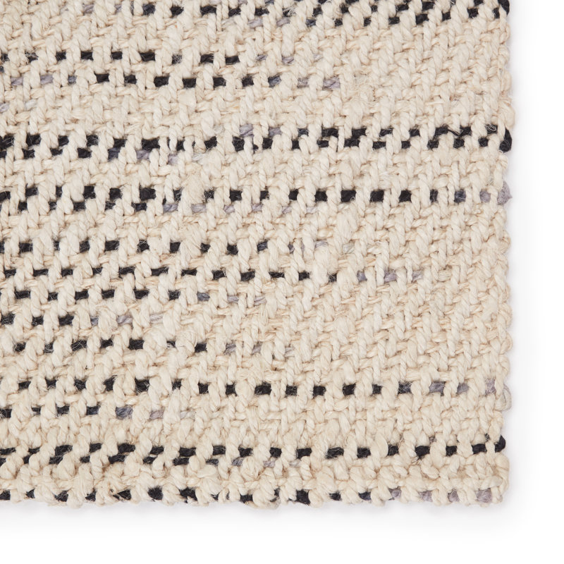 Owen Jute / Sisal Striped Area Rug, Rectangle 4' x 6'