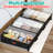 2-Pack Under Bed Storage Containers with Wheels and Clear Lids, Large Organizer Bins for Clothes Shoes Books