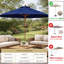 Auvent de remplacement pour parasol 9 po-177933019