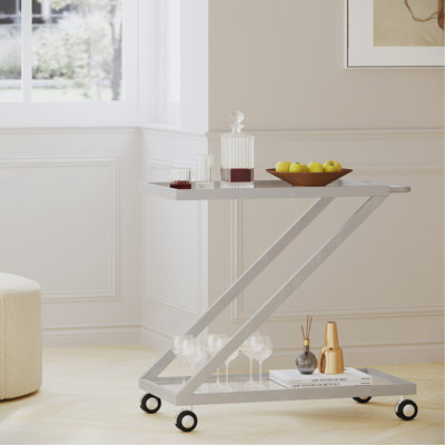 Versatile And Stylish Bar Cart For Home Entertaining And Organization