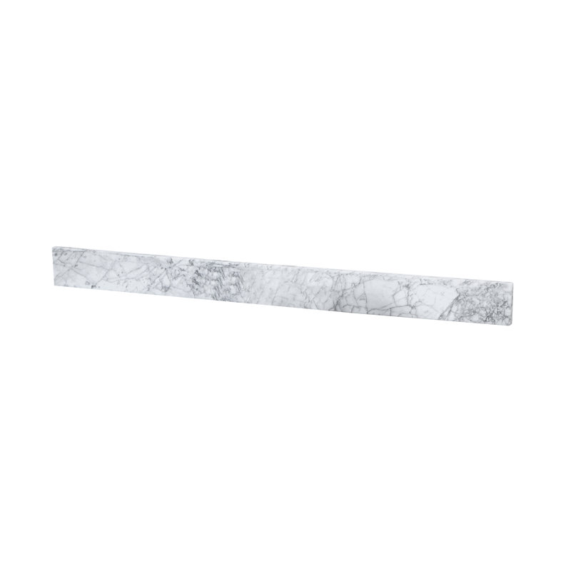 Crestover 48 Inch Backsplash In Carrara White