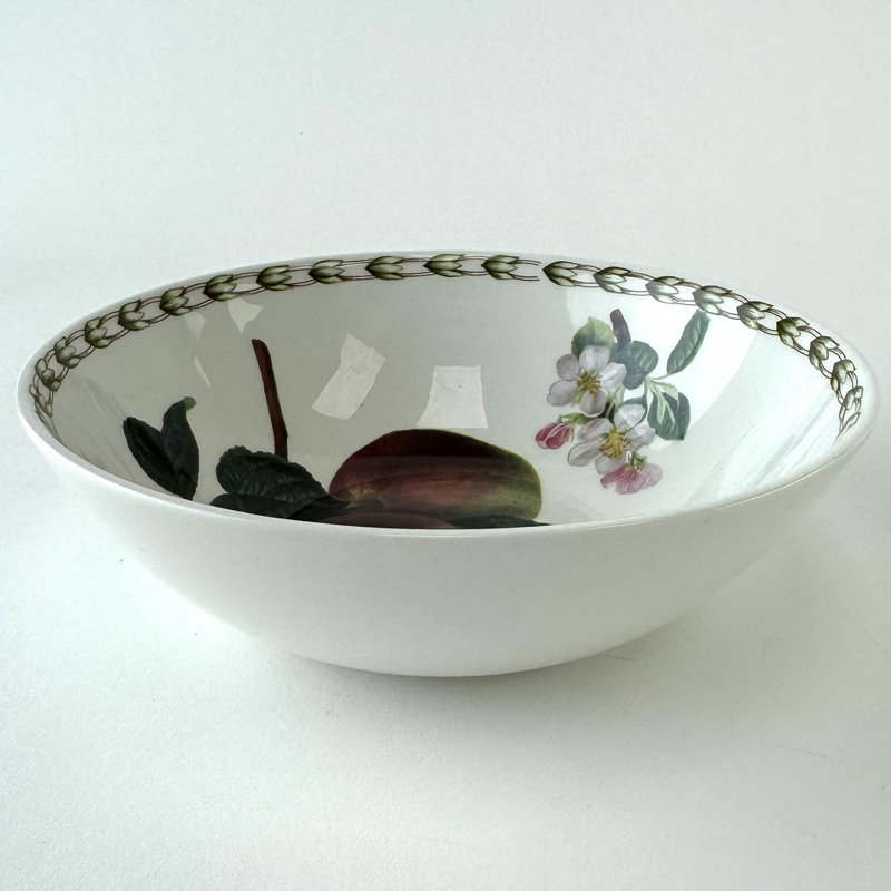 «Victoria Bella (6 PCS) 6" Bone China Small Bols of Queen's Hortic difficulté Society Art par Hooker avec décoration Apple