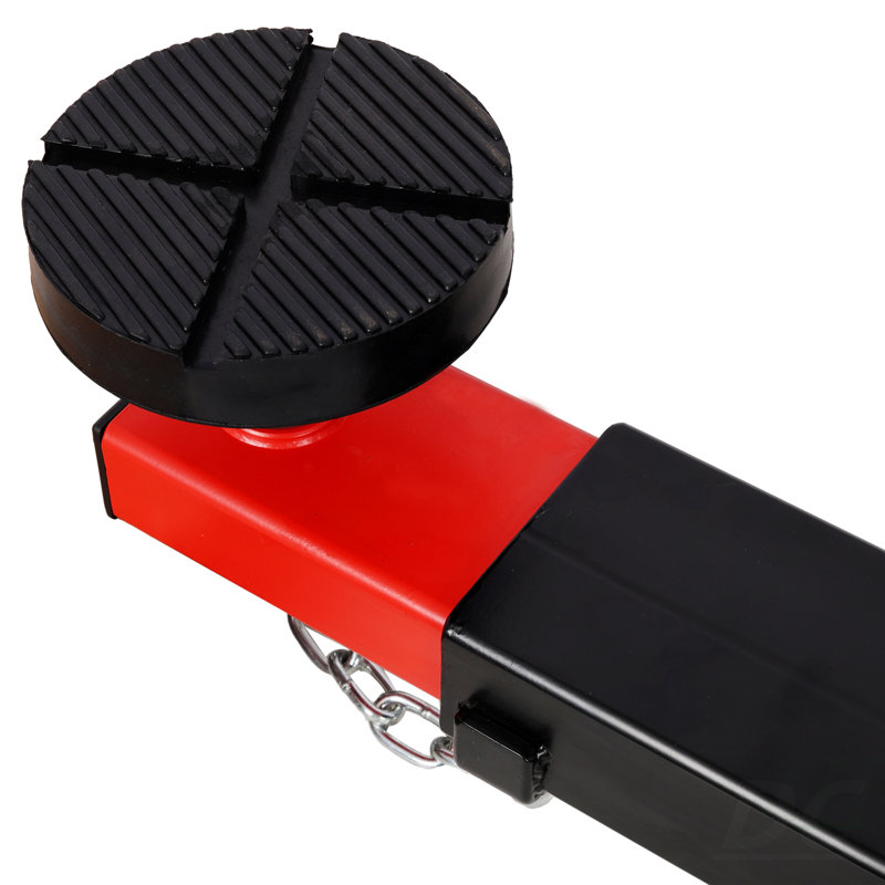 Adaptateur de poutre transversale pour vérin 1Ton, pour grue d'atelier de levage pour vérins de plancher, barre transversale de support de vérin de voiture pour traverse de vérin avec patins en caoutchouc