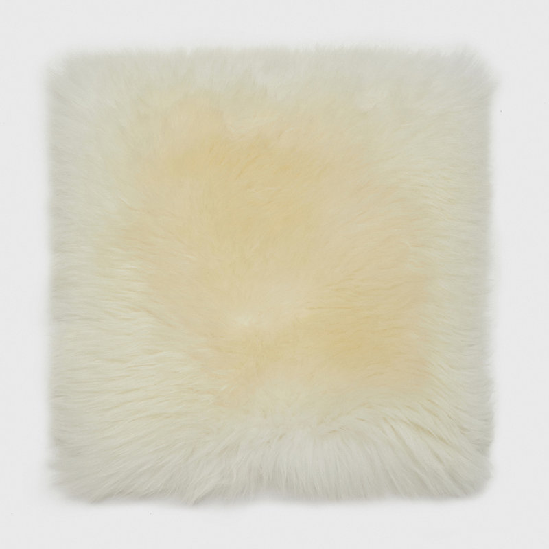 Teton Sheepskin Scatter Cushion Cover, White