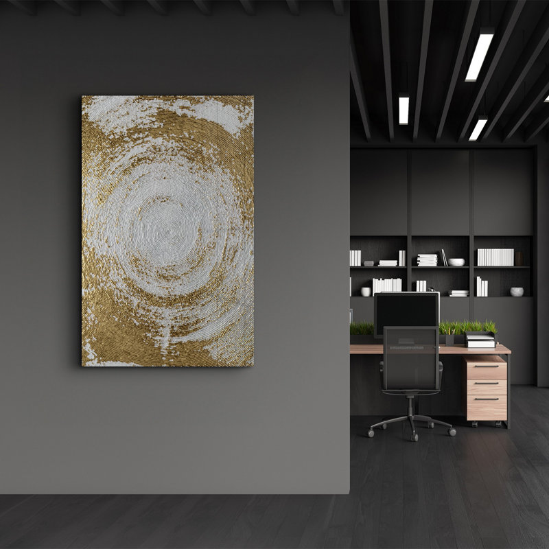 Peinture élégante en verre trempé de 27,6 po x 43,3 po | 100% verre trempé, épaisseur: 0,16 pouce | Œuvre imprimée UV, parfaite pour la décoration intérieure et les intérieurs modernes, des visuels époustouflants pour toute pièce