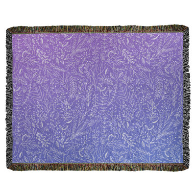 Couverture en coton tissé Katelyn Elizabeth Ditsy