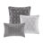 Chic King Bedding - 7 Piece Grey Seersucker With Wrinkle Resistance & Pillows Comforter For Bed Printed-116011287