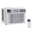 Climatiseur de fenêtre intelligent 10000 BTU avec WiFi et télécommande et contrôle d'application, ultra-silencieux, refroidit jusqu'à 450 pieds carrés. Pi. Installation facile