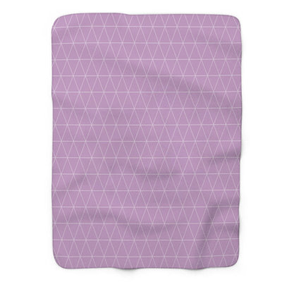 Doux violet - couverture sherpa de qualité supérieure 1 pièce 0219