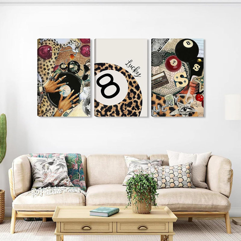 3 Piece Wrapped Canvas Wall Art