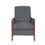 Fauteuil inclinable en bois de bouleau Ryka