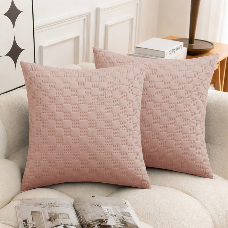Square Throw Cushion Pad, Pink