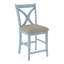 Hues Upholstered Stool with Solid Wood Frame-40666255-40715604-62149178