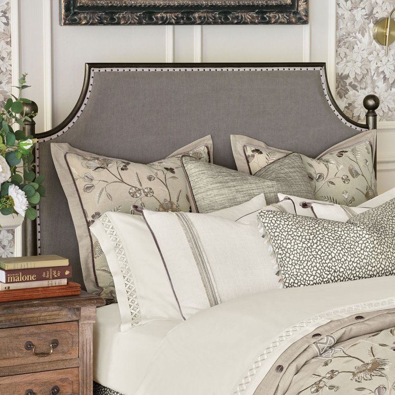 Rosecliff Pillow Cover & Insert, Taupe Striped, Square 27"
