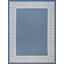 Tapis bleu à tissage plat Dexter-1756420876