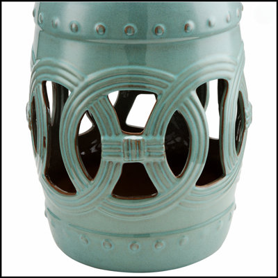 Tabouret de jardin en céramique Outsunny