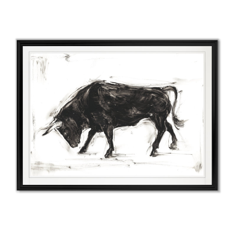 " Toro I ", 18.5" H x 24.5" W x 1.5" D, Black