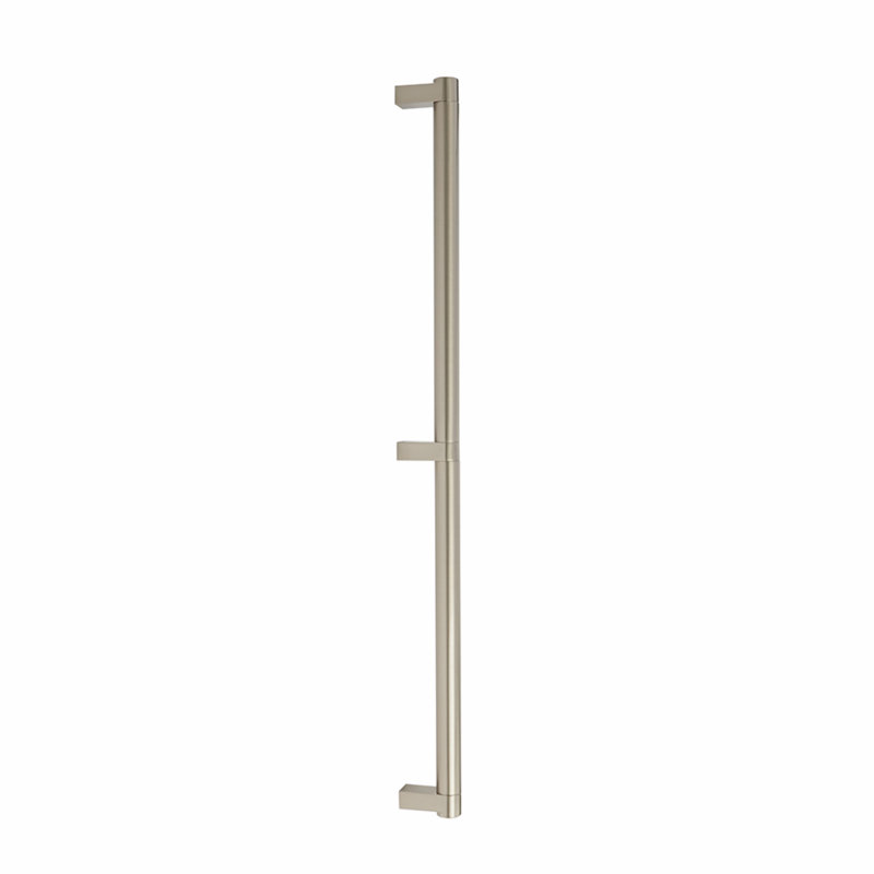 Emtek Select Appliance Pull 24" Center-to-Center w/ Rectangular Stem & Smooth Pull, Satin Nickel