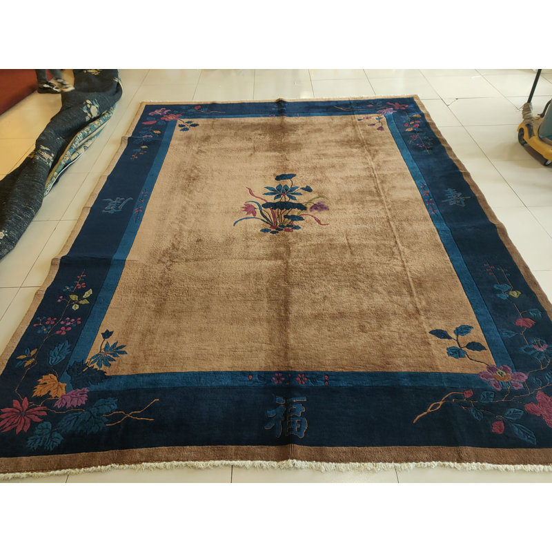 Tapis art déco antique antique des années 1930