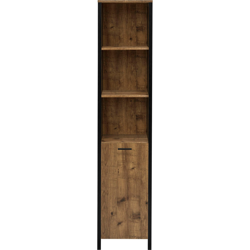 Fairlawn Linen Cabinet, Brown/Black
