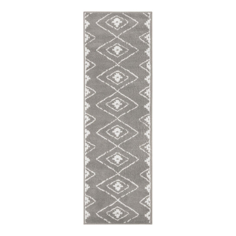 Latitude Run® Vefsna Nikolis Rug Gray, Runner 2' x 6'1"