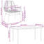 Patio Dining Set with Rectangular Table-1468328965-1468328963