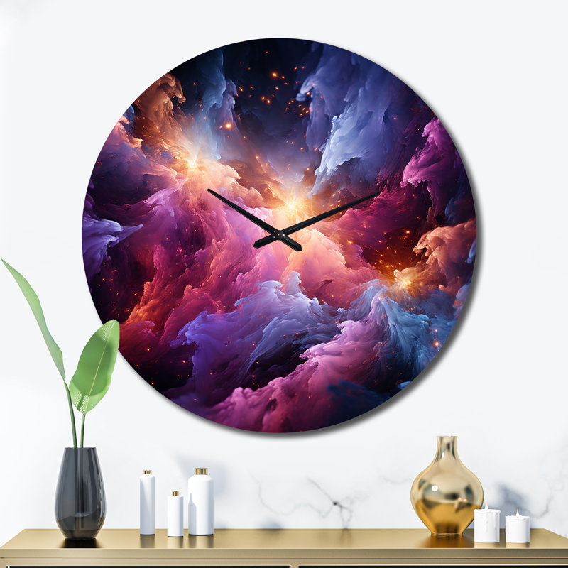 Metal Wall Clock, Extra Large