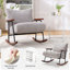 Chaise berçante, fauteuil d'appoint moderne-28890254