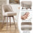 Mangu Upholstered Swivel Stool-1238722646