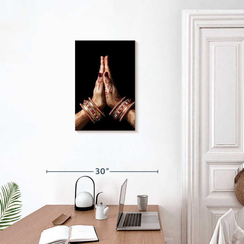 Adella Namaste Mudra Hands, 24" H x 16" W