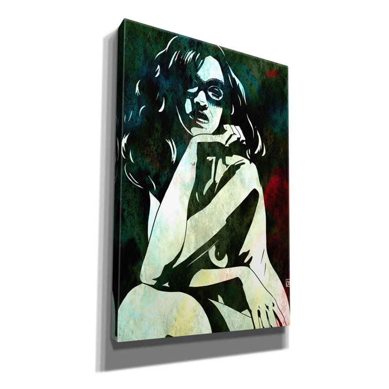 «Relaxed» par Giuseppe Cristiano, art mural sur toile, L 40 po x H 60 po