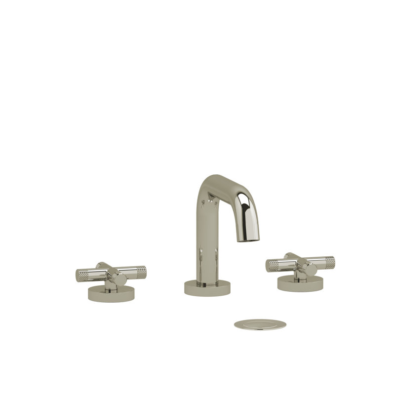 Riu™ Widespread Lavatory Faucet with U-Spout, Polished Nickel, Lever Handle