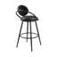 Tabouret de bar pivotant élégant avec flexibilité en hauteur