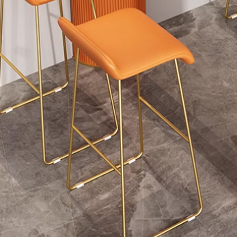 Geise, White, 41.3"H x 62.9"L x 15.7"W, Orange