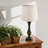 Black Metal Table Lamp Set with 3-Way Touch control and USB A&C