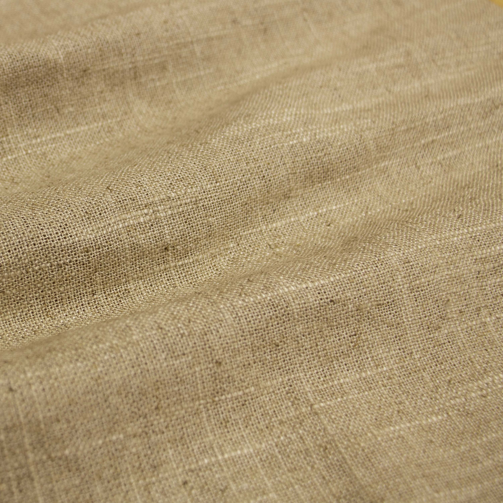 Hanson Upholstered Wingback Platform Bed, King, Classic Sandstone Linen