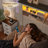 Farmhouse Storage Bed Frame With Headboard & Led Light & Usb, 4 Drawers Under Bed, Built In Charging Station, No Noise, No Box Spring Needed-1401402805-1401402806