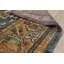 Tapis traditionnel bleu noué à la main-122808685
