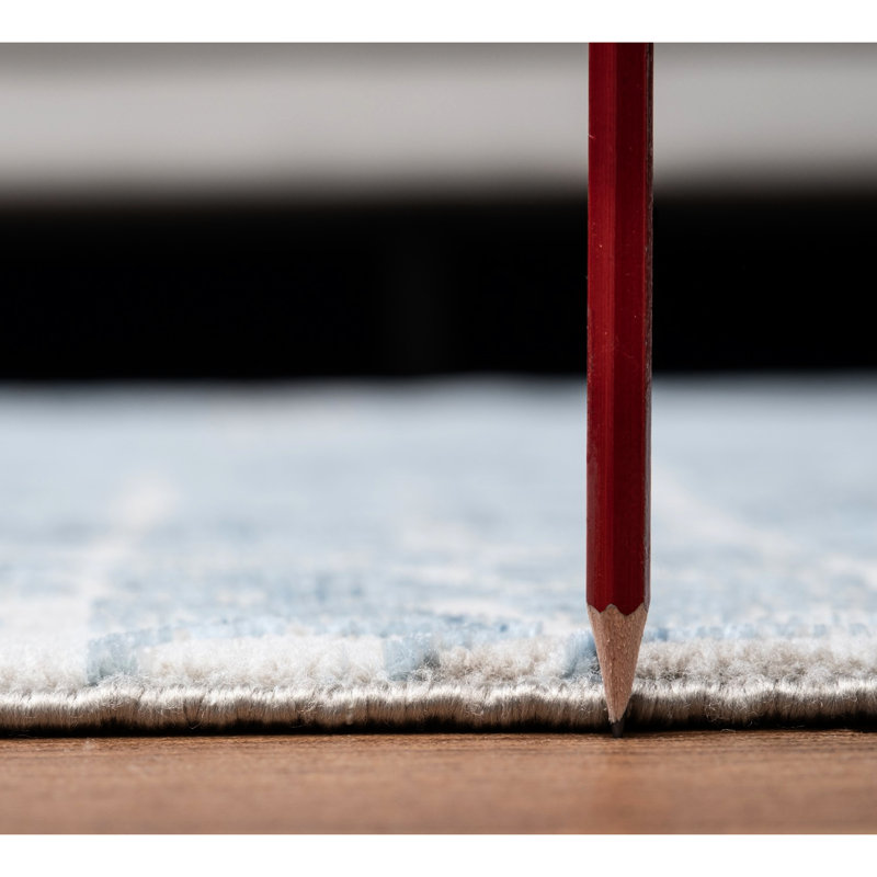 2 Ft. 7 In. X 3 Blue Area Rug With A Long-Lasting Finish For Long-Term Use, Runner 2'7" x 7'2"