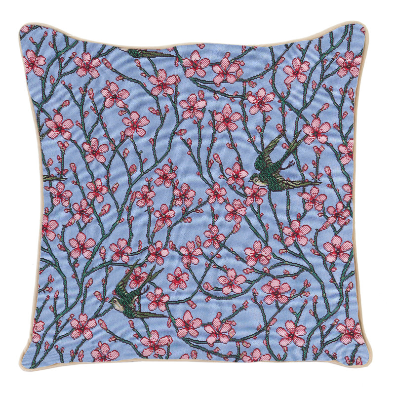 Housse de coussin - Blossom And Swallow