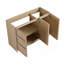 Meuble-lavabo autoportant 48 po et 3 portes d'armoire à fermeture en douceur, contreplaqué, chêne Dune (KD-PACKING)