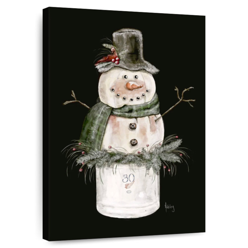 Bonhomme de neige Lelend dans un pot, H 24 po x l 16 po