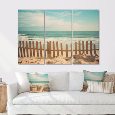 Riendeau - Ensemble de reproduction d'art mural plage