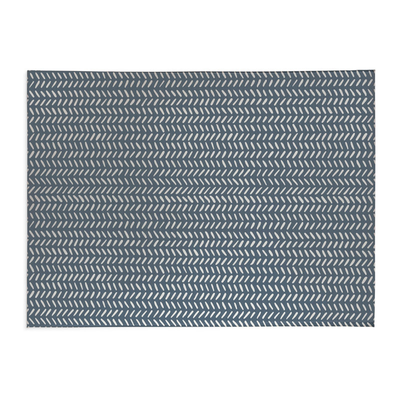 Dream Splat Kids Play Mat, Blue, Rectangle 5' x 7'