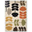 Hand Tufted Wool Floral Area Rug in Cream/Orage/Black/Yellow-63011408